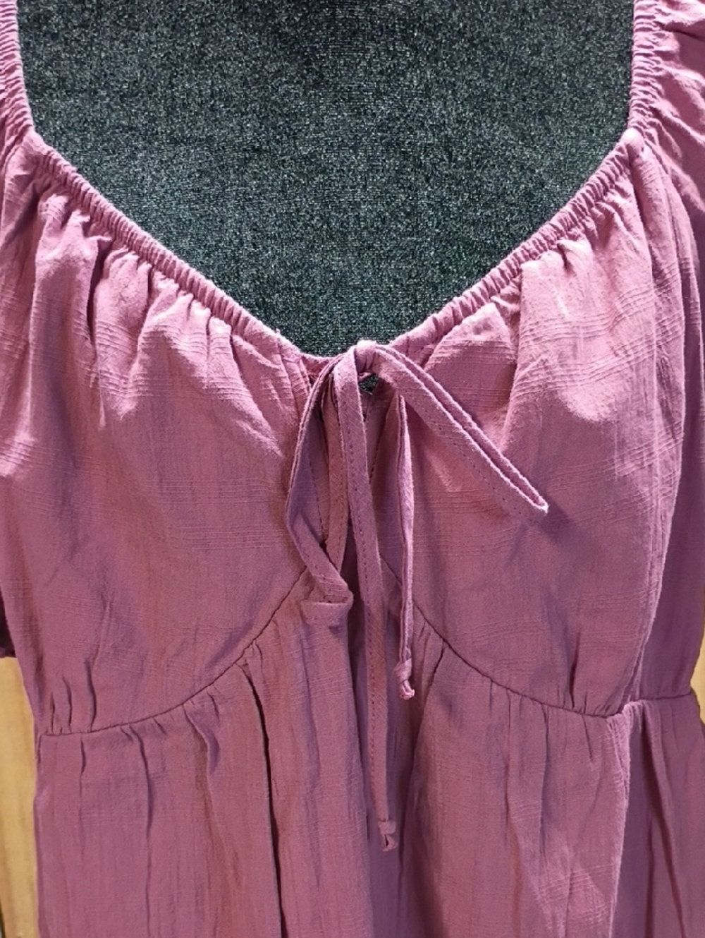 NWT Maurices Plus Size Tie Front Babydoll Blouse Women's Size XL - Picture 6 of 12